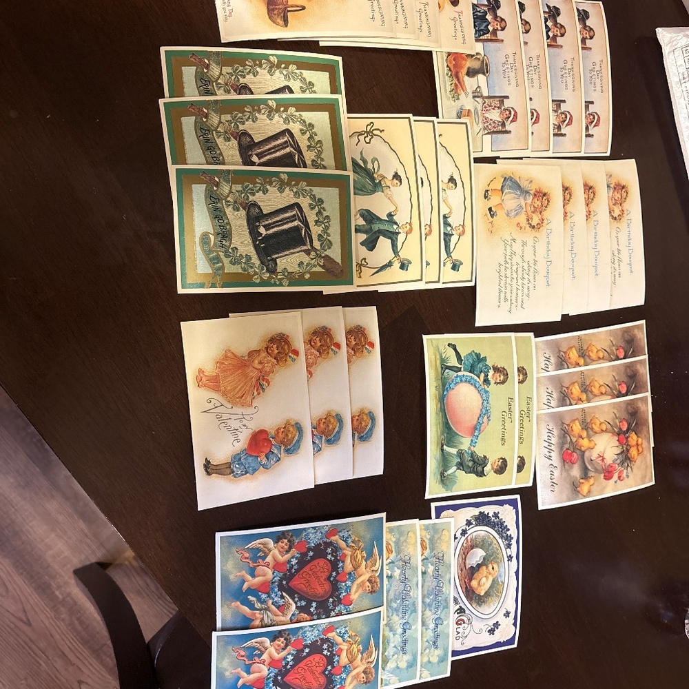 31 Vintage Postcards